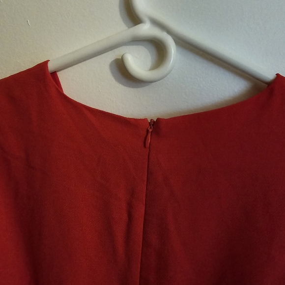 Urban Outfitters Kimi Blue Tie Knot Cut Out Red Mini Dress - Brand NEW - Picture 7 of 9